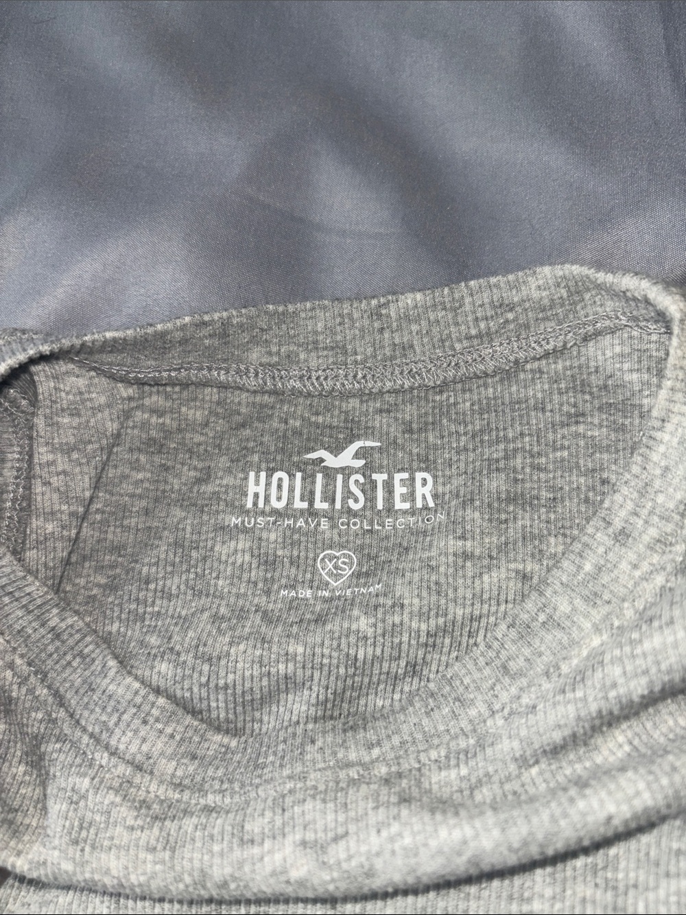 Hollister Light Gray Ribbed Tank - Picture 2 of 2